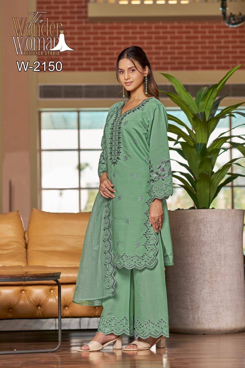2150 COLOURS By The Wonder Woman Beautiful Festive Suits Colorful Stylish Fancy Casual Wear & Ethnic Wear viscose roman silk Dresses At Wholesale Price 